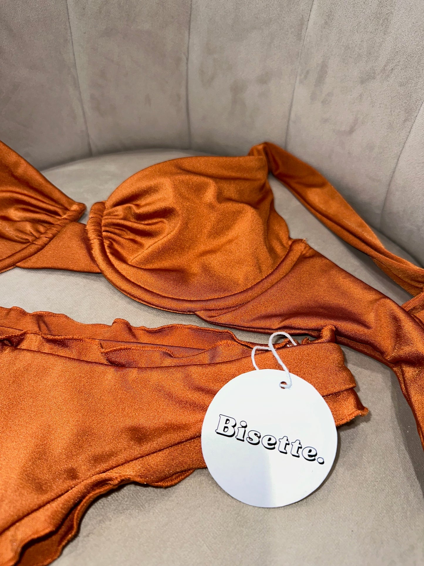 Bas Paola Terracota irisé 🧡✨